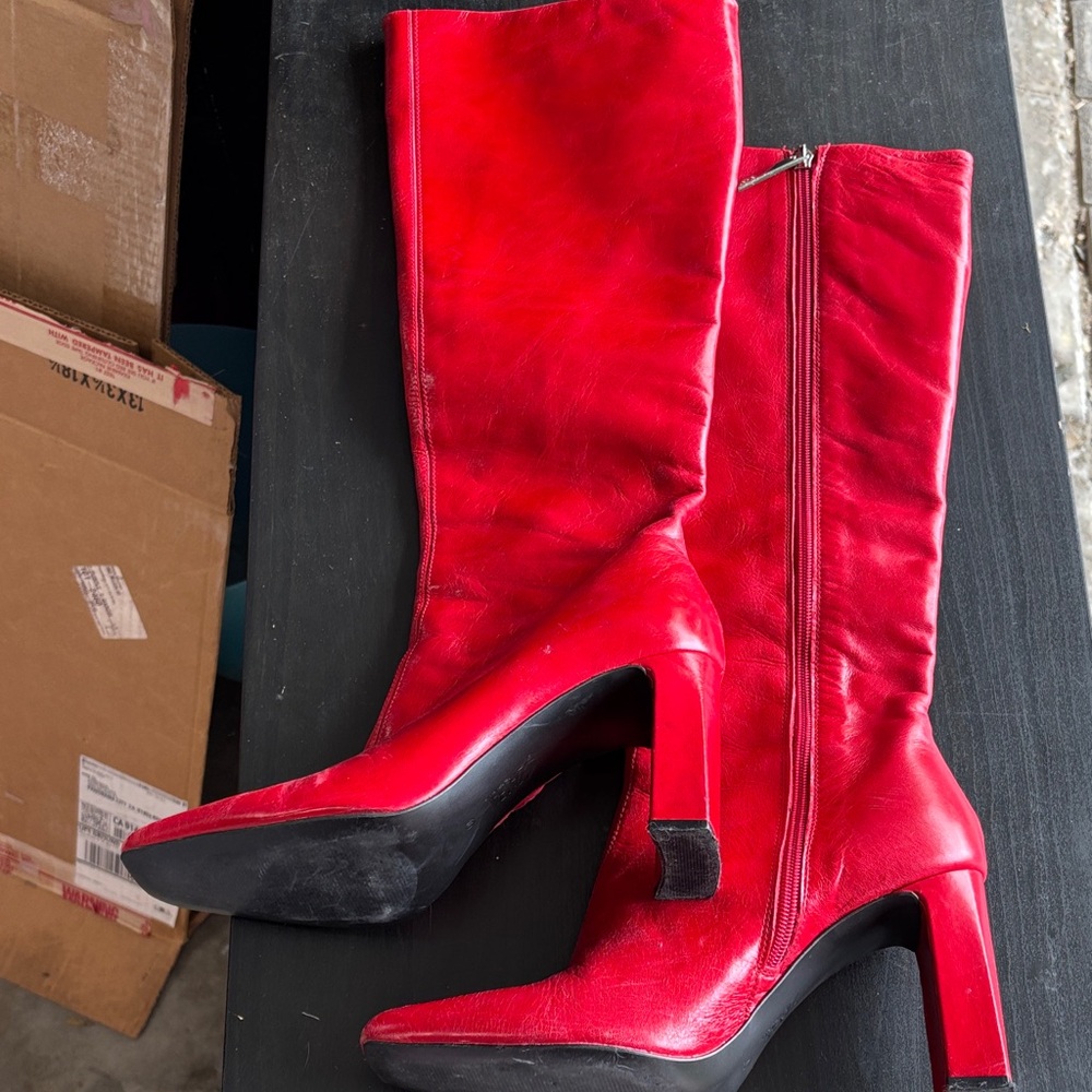 Zara Over-the-knee Heeled Boots